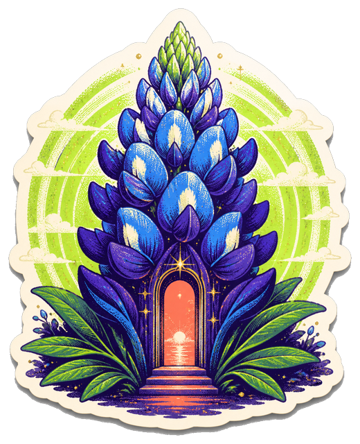 Drop 001 artwork: bluebonnet
